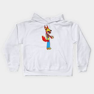 Wolf's face Kids Hoodie